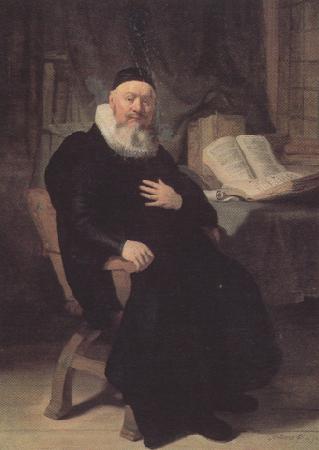REMBRANDT Harmenszoon van Rijn Portrait of the Preacher Fobannes (mk33) Sweden oil painting art